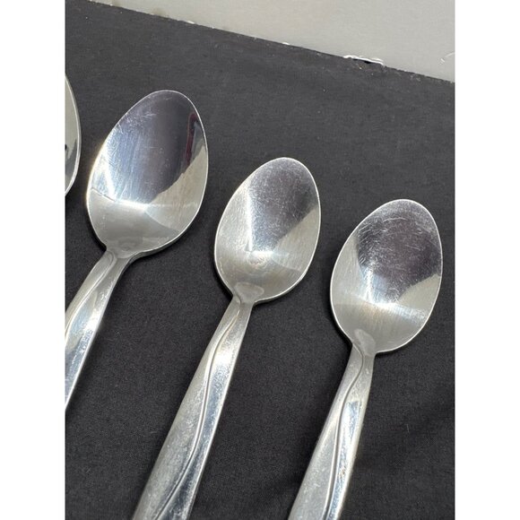 Cuisinart Riverside 5-Piece Stainless Steel Assorted Sugar Serving Teaspoon Tabl - Picture 10 of 12